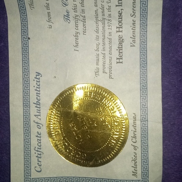 Vintage music trinket box - Picture 4 of 4